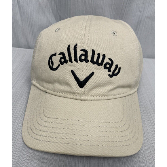 Callaway Light Tan Cap Golfing Hat Soft Adjustable‎ CA#55666 Matrix Service Co - Picture 1 of 8